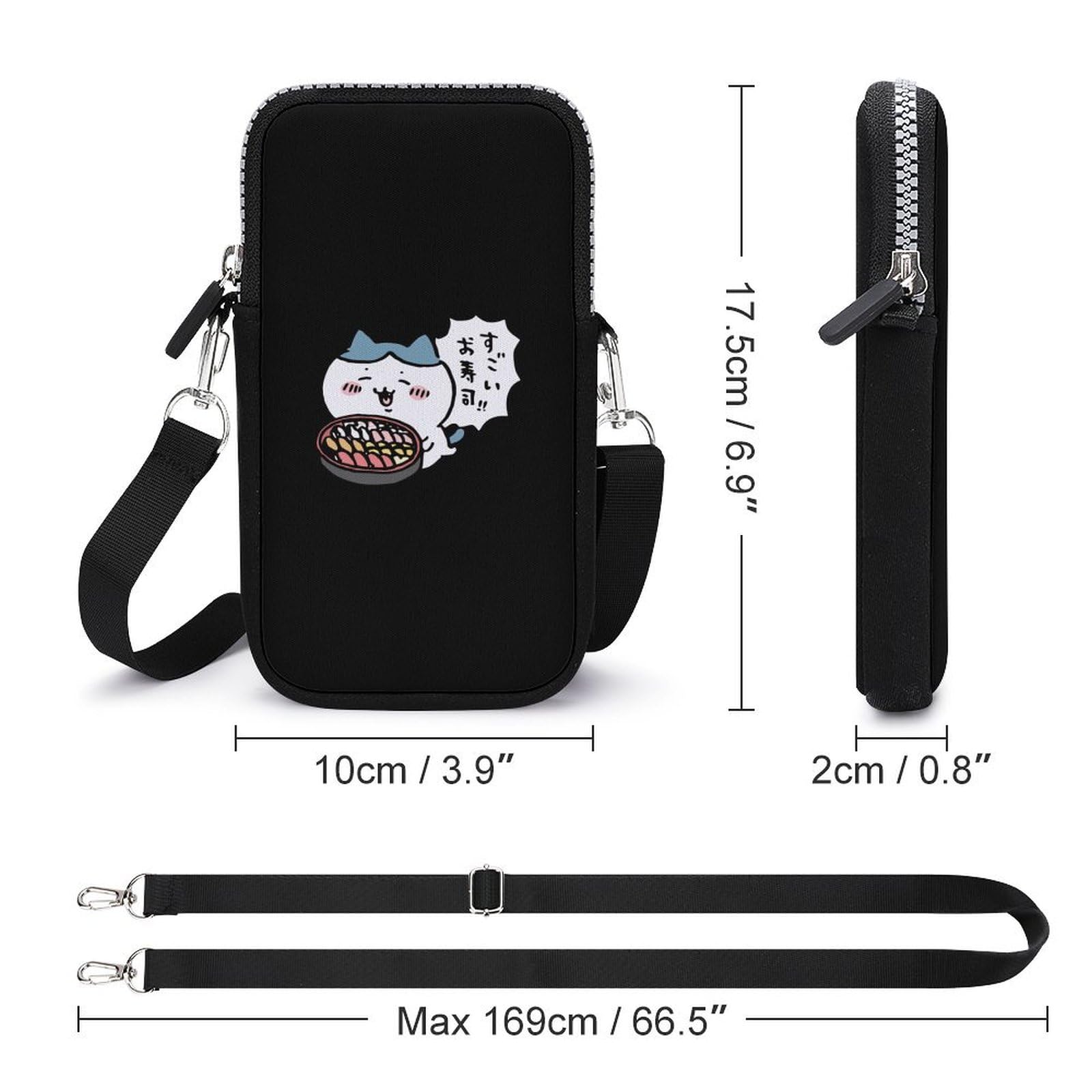 Amazon.co.jp: スマホポーチ ちいかわ ハチワレ 携帯電話バッグ